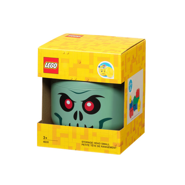 Lego Storage Head (small) - Green Skeleton lego - room copenhagen RCL 40310803 Kunzi Shop 2