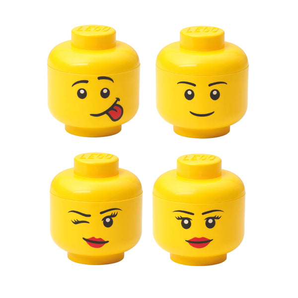 Storage Head Mini Set 4 pz lego - room copenhagen RCL 43330800 Kunzi Shop