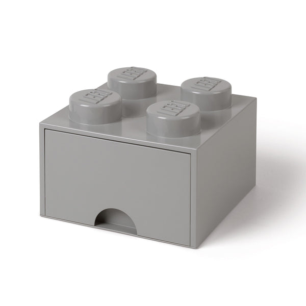 Brick Drawer 4 Grey lego - room copenhagen RCL BD4 GY Kunzi Shop