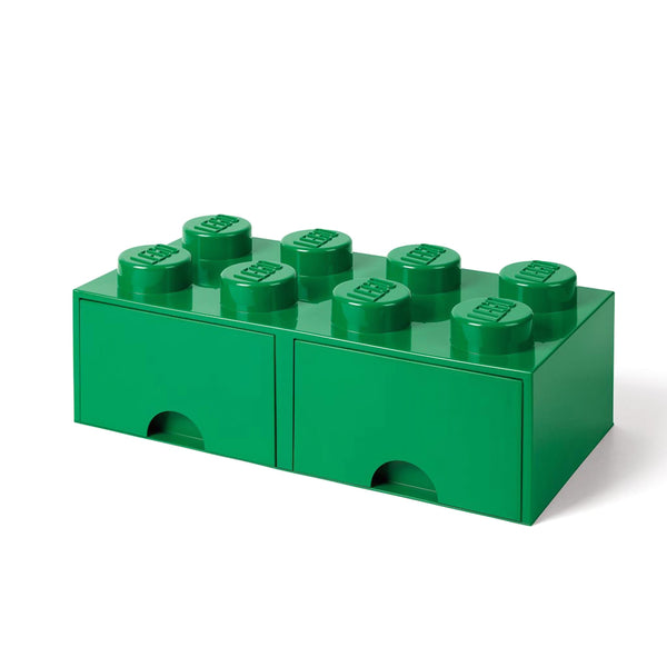 Brick Drawer 8 Green lego - room copenhagen RCL BD8 GR Kunzi Shop