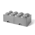 Brick Drawer 8 Grey lego - room copenhagen RCL BD8 GY Kunzi Shop