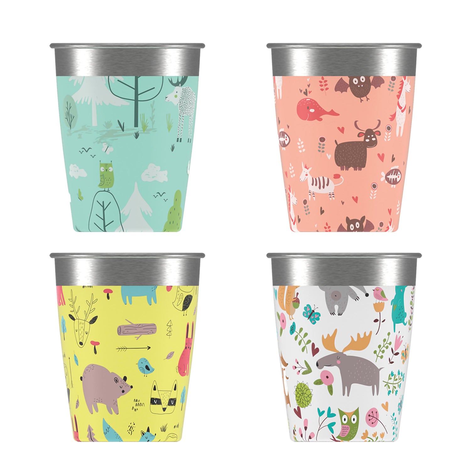 Set 4 Kids Cup Wildlife sigg SI 8973.60 Kunzi Shop 1