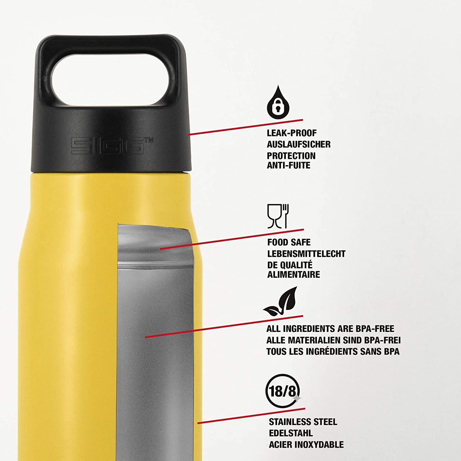 Explorer 550 ml Senfflasche sigg SI EXP55.05 Kunzi Shop 3