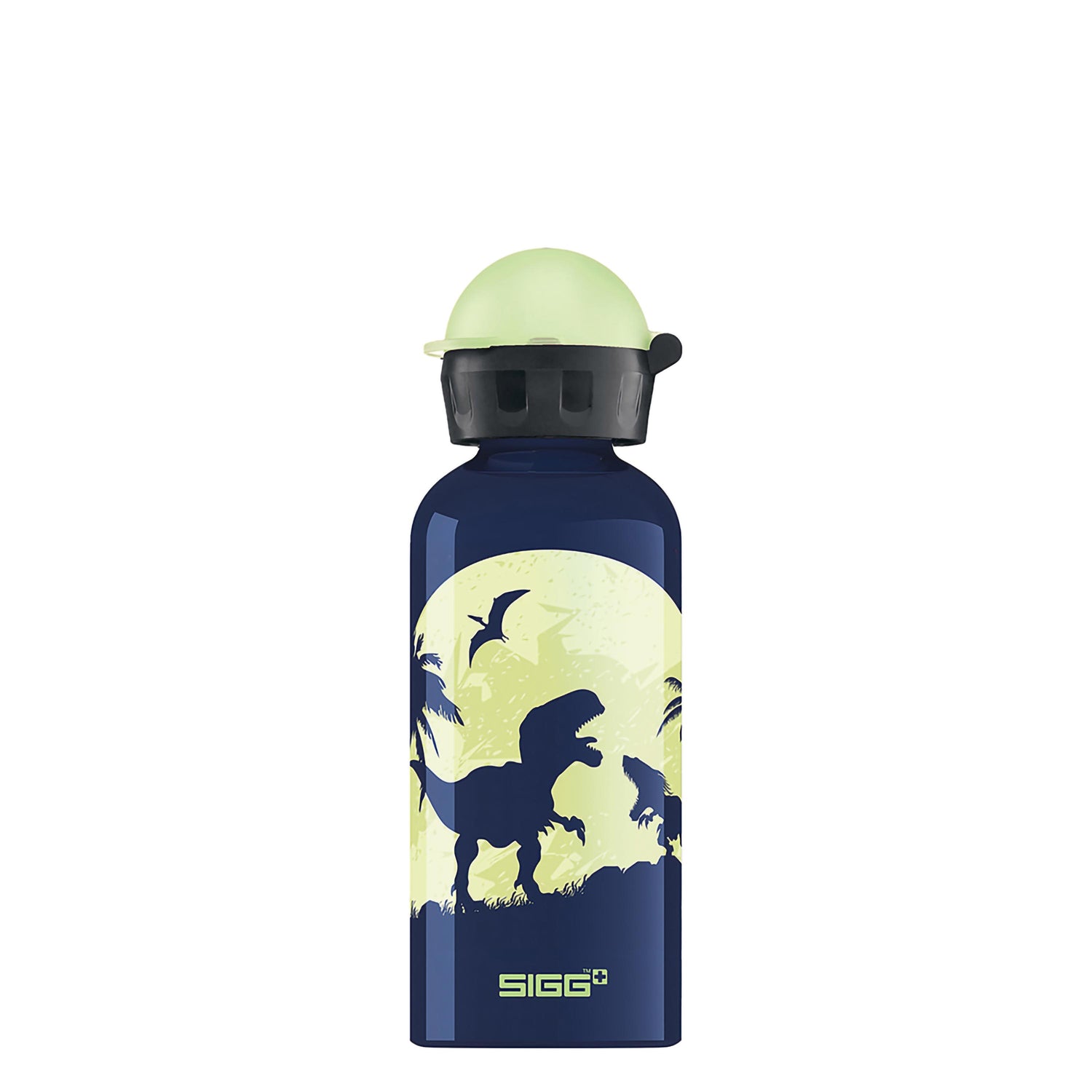 Bottiglia Kids 400 ml Glow Moon Dinos sigg SI K40.14 Kunzi Shop 1