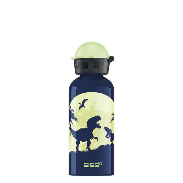 Bottiglia Kids 400 ml Glow Moon Dinos sigg SI K40.14 Kunzi Shop