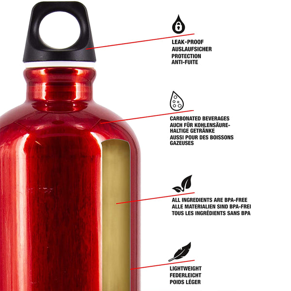 Reiseflasche 1L Rot sigg SI TC100.01 Kunzi Shop