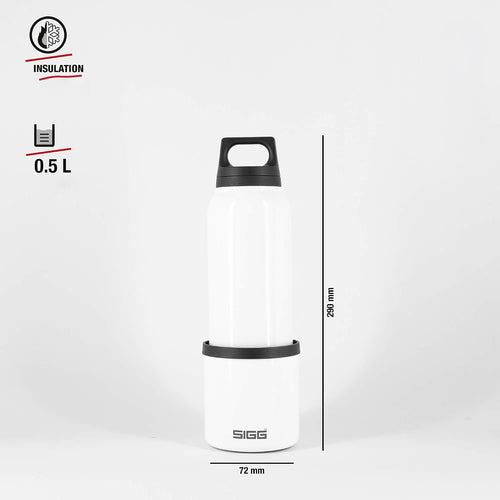 Bottiglia Hot&Cold 500 ml White sigg SI THC50 WH C Kunzi Shop