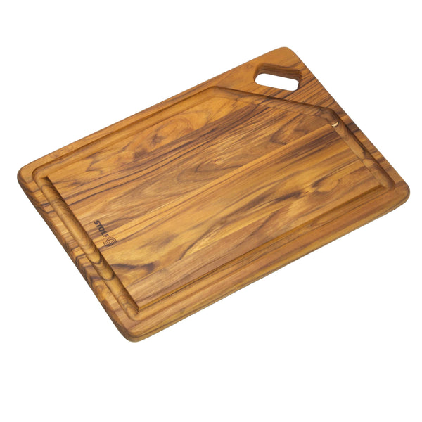 Tagliere con scanalatura in TEAK stolf STF ST.2036 Kunzi Shop