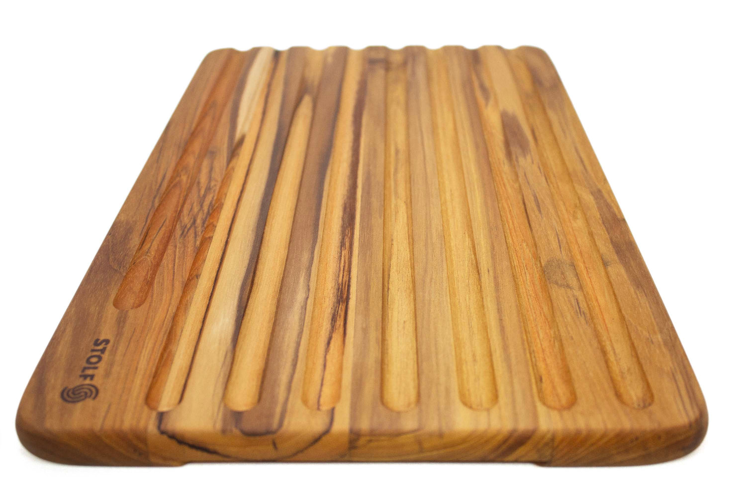 Tagliere pane con scanalatura in TEAK stolf STF ST.2039 Kunzi Shop 2
