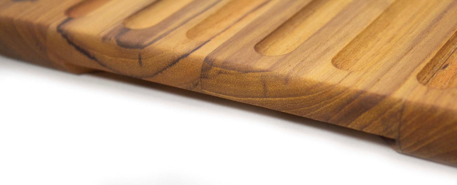 Tagliere pane con scanalatura in TEAK stolf STF ST.2039 Kunzi Shop 3