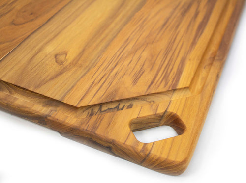 Tagliere con scanalatura in TEAK stolf STF ST.2036 Kunzi Shop