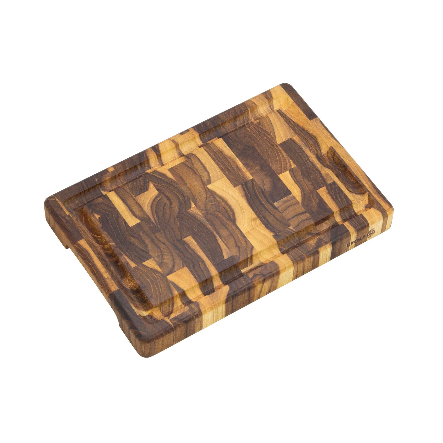 Tagliere con scanalatura in TEAK END GRAIN stolf STF ST.3030 Kunzi Shop 1