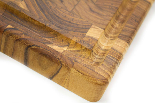 Tagliere con scanalatura in TEAK END GRAIN stolf STF ST.3030 Kunzi Shop 2