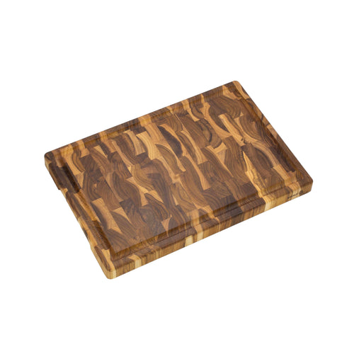Tagliere con scanalatura in TEAK END GRAIN stolf STF ST.3030 Kunzi Shop