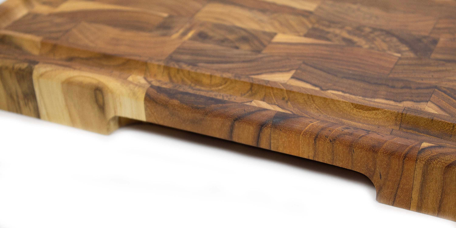 Tagliere con scanalatura in TEAK END GRAIN stolf STF ST.3030 Kunzi Shop 6