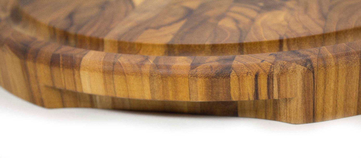 Tagliere con scanalatura in TEAK END GRAIN stolf STF ST.3135 Kunzi Shop 3