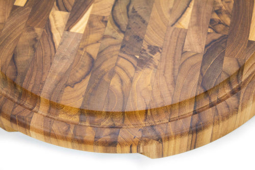 Tagliere con scanalatura in TEAK END GRAIN stolf STF ST.3135 Kunzi Shop