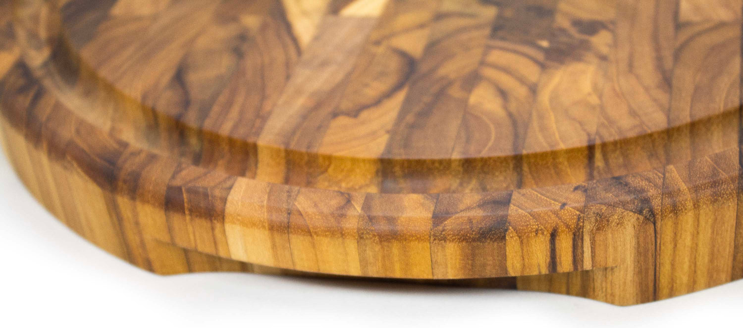 Tagliere con scanalatura in TEAK END GRAIN stolf STF ST.3135 Kunzi Shop 6