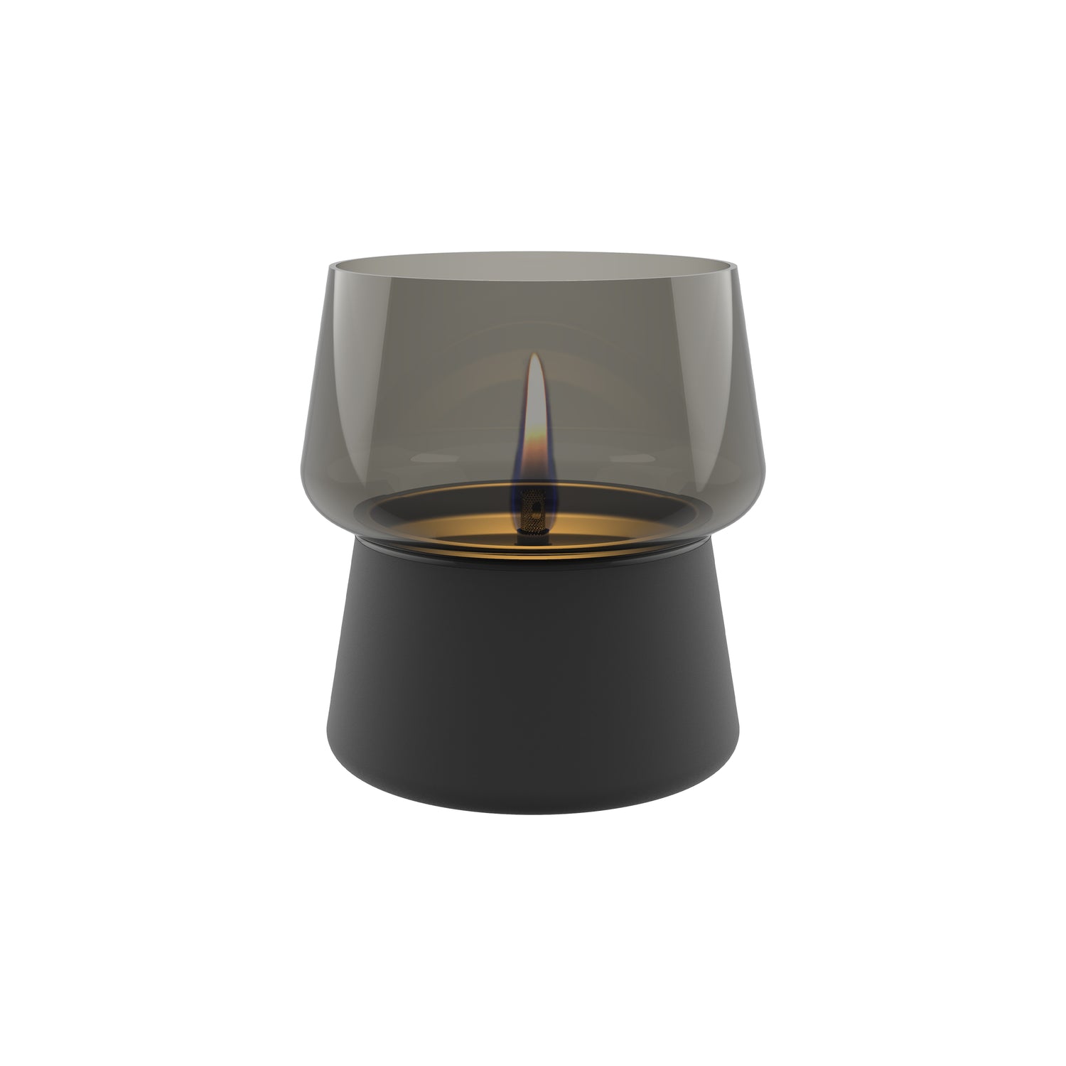 Candela Amaryllis 14 Toned Glass Black Smoke tenderflame TNF TF-600177 Kunzi Shop 1
