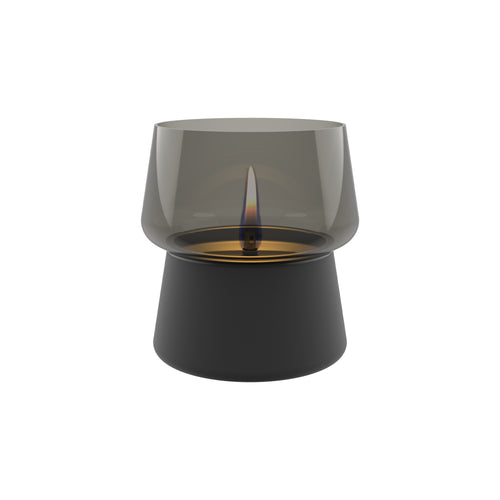 Candela Amaryllis 14 Toned Glass Black Smoke tenderflame TNF TF-600177 Kunzi Shop