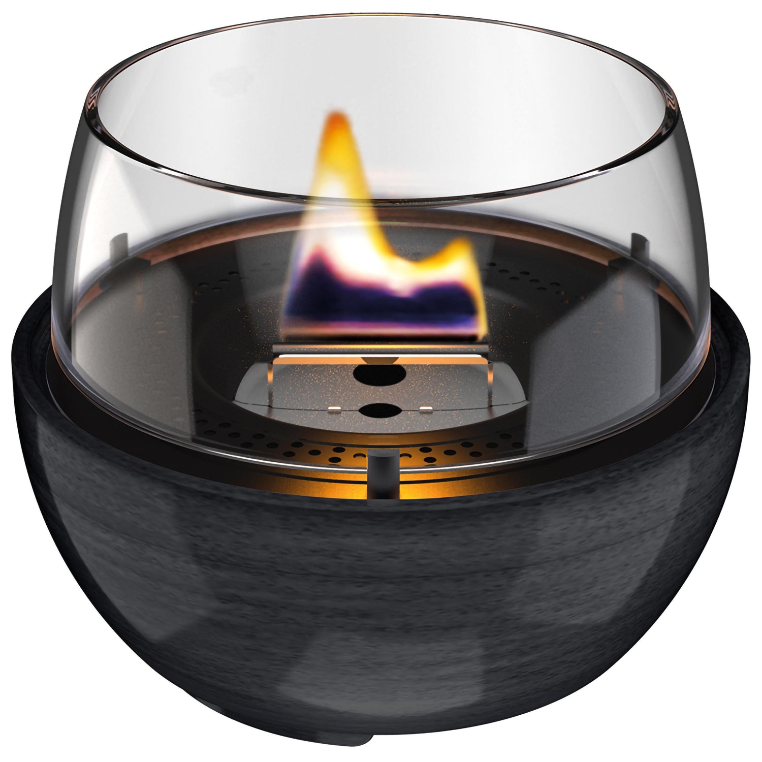 Candela Tulip 14 Reactive Glaze Black tenderflame TNF TF-600285 Kunzi Shop 1