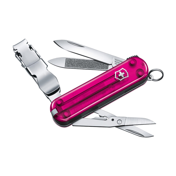 Multiuso Nail Clip 580 Pink Transp victorinox V-0.64 63.T5 Kunzi Shop