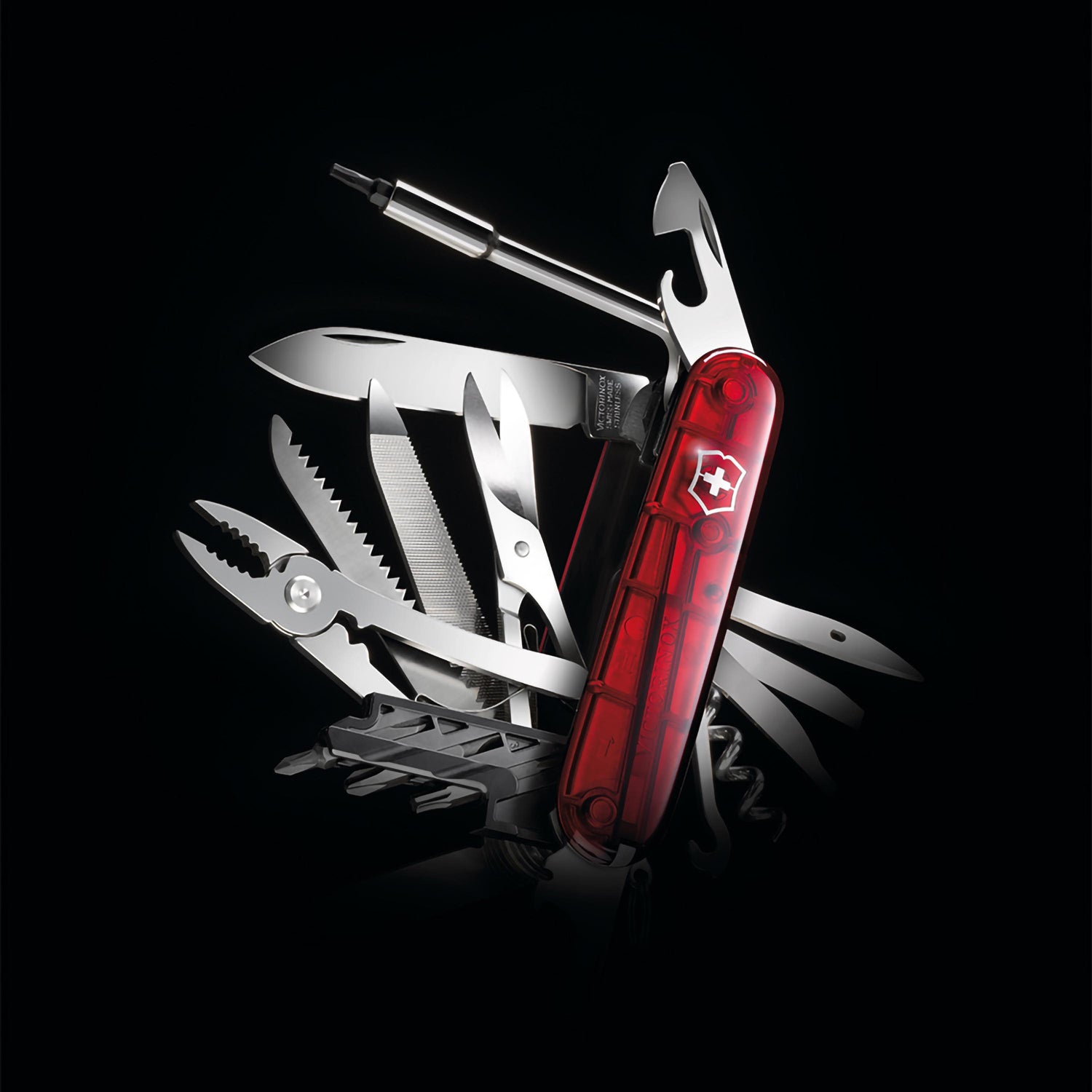 Multiuso Cybertool L Ruby victorinox V-1.77 75.T Kunzi Shop 3