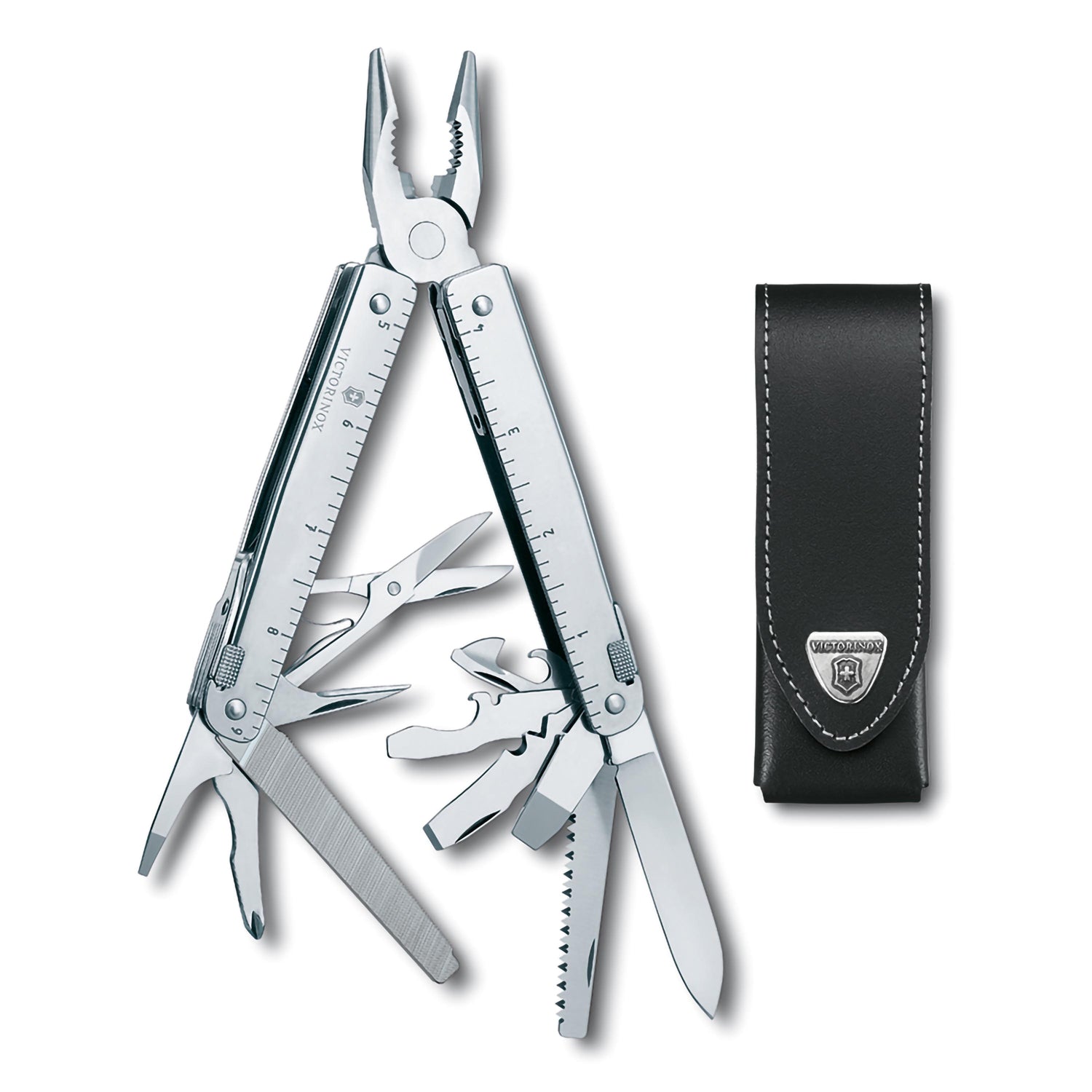 Swiss Tool X con fodero in pelle victorinox V-3.03 27.L Kunzi Shop 1