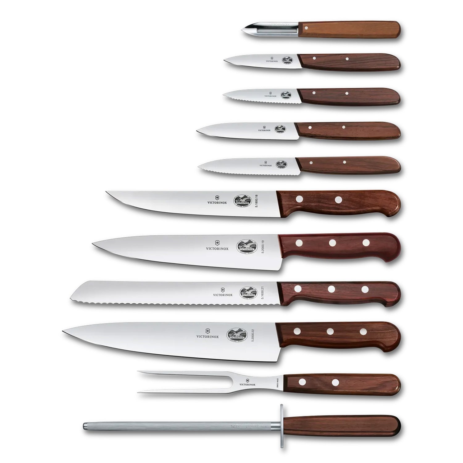 Ceppo 11pz - Wood victorinox coltelleria V-5.11 50.11 Kunzi Shop 3
