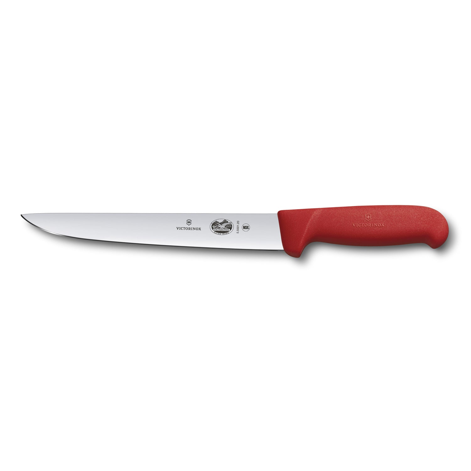 Coltello per scannare manico in Fibrox rosso victorinox coltelleria V-5.55 01.22 Kunzi Shop
