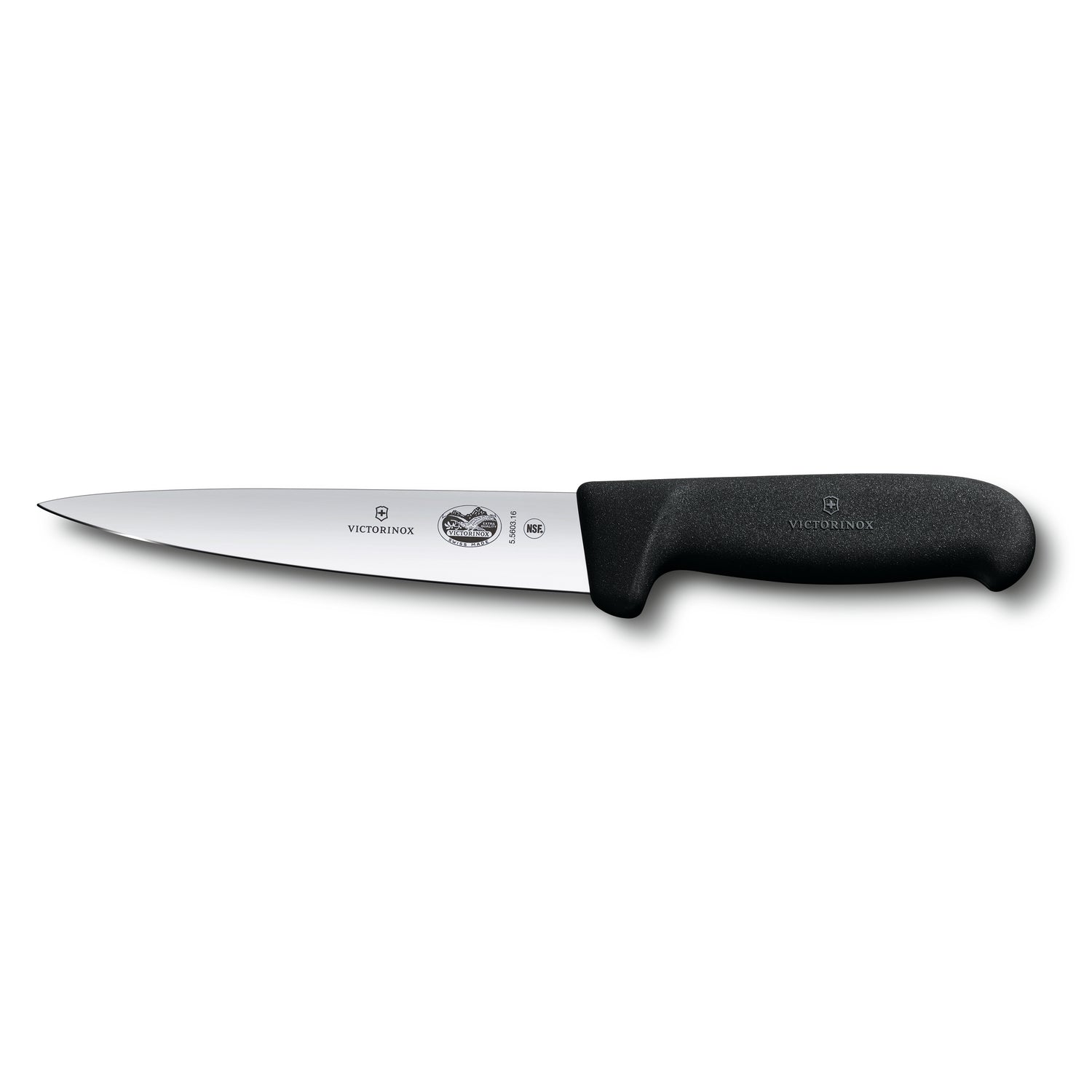 Coltello per scannare a punta, manico Fibrox, 14 cm victorinox coltelleria V-5.56 03.14B Kunzi Shop