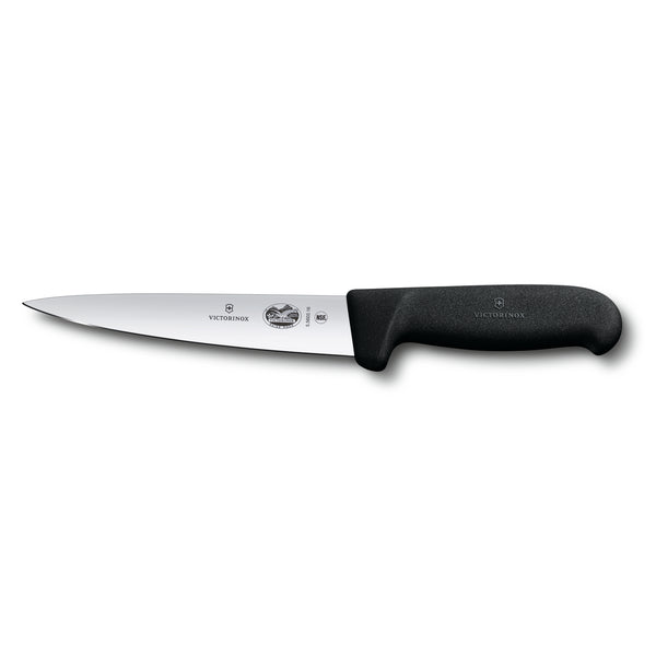 Coltello per scannare a punta, manico Fibrox, 14 cm victorinox coltelleria V-5.56 03.14B Kunzi Shop