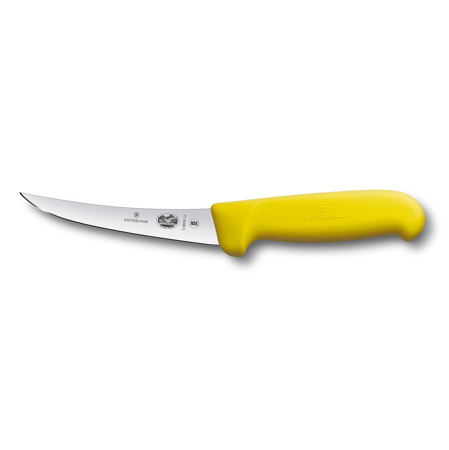 Coltello disosso curvo giallo S/B - Fibrox victorinox coltelleria V-5.66 08.12 XM Kunzi Shop 1