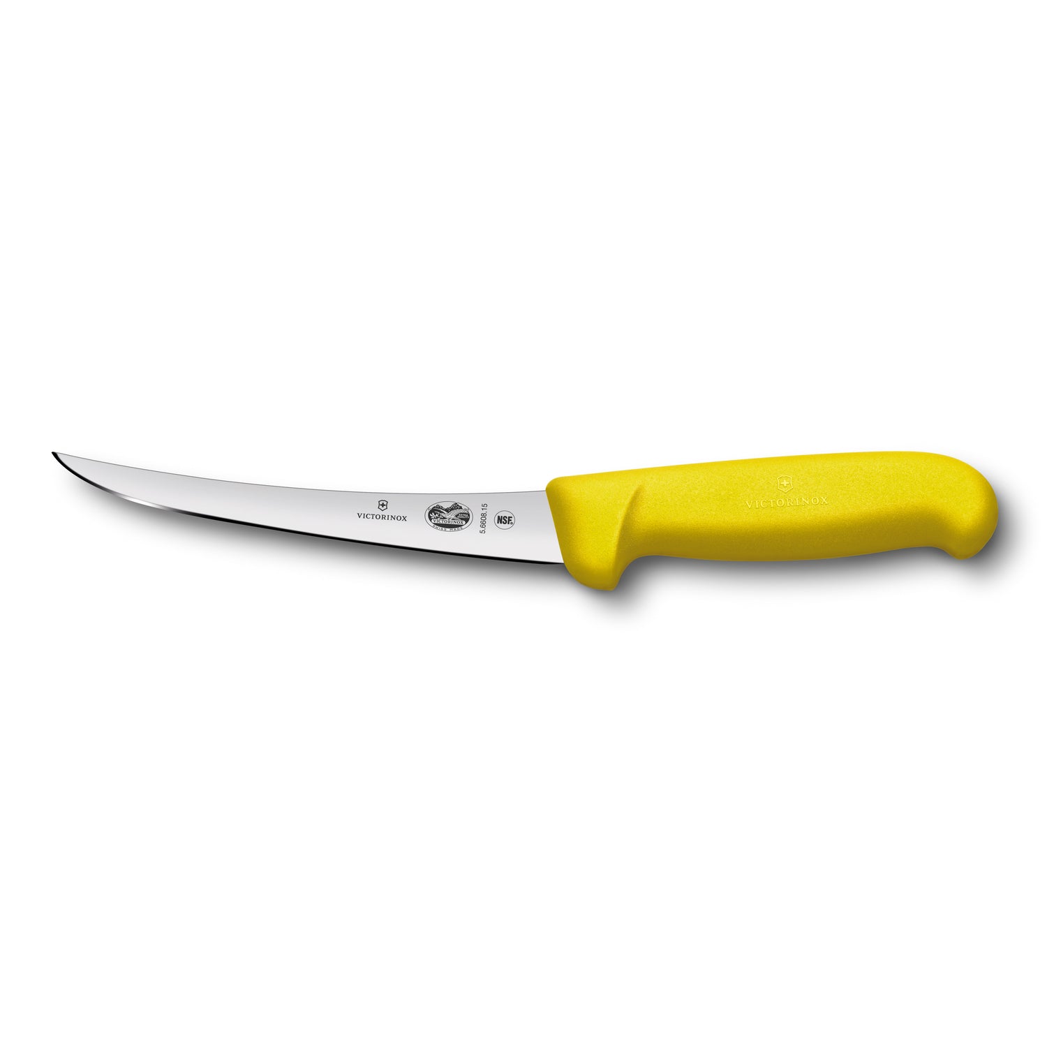 Coltello disosso curvo giallo S/B - Fibrox victorinox coltelleria V-5.66 08.12 XM Kunzi Shop 2