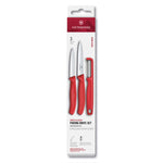 Set di spelucchini con pelaverdure Rosso - Swiss Classic victorinox coltelleria V-6.71 11.33C1 Kunzi Shop