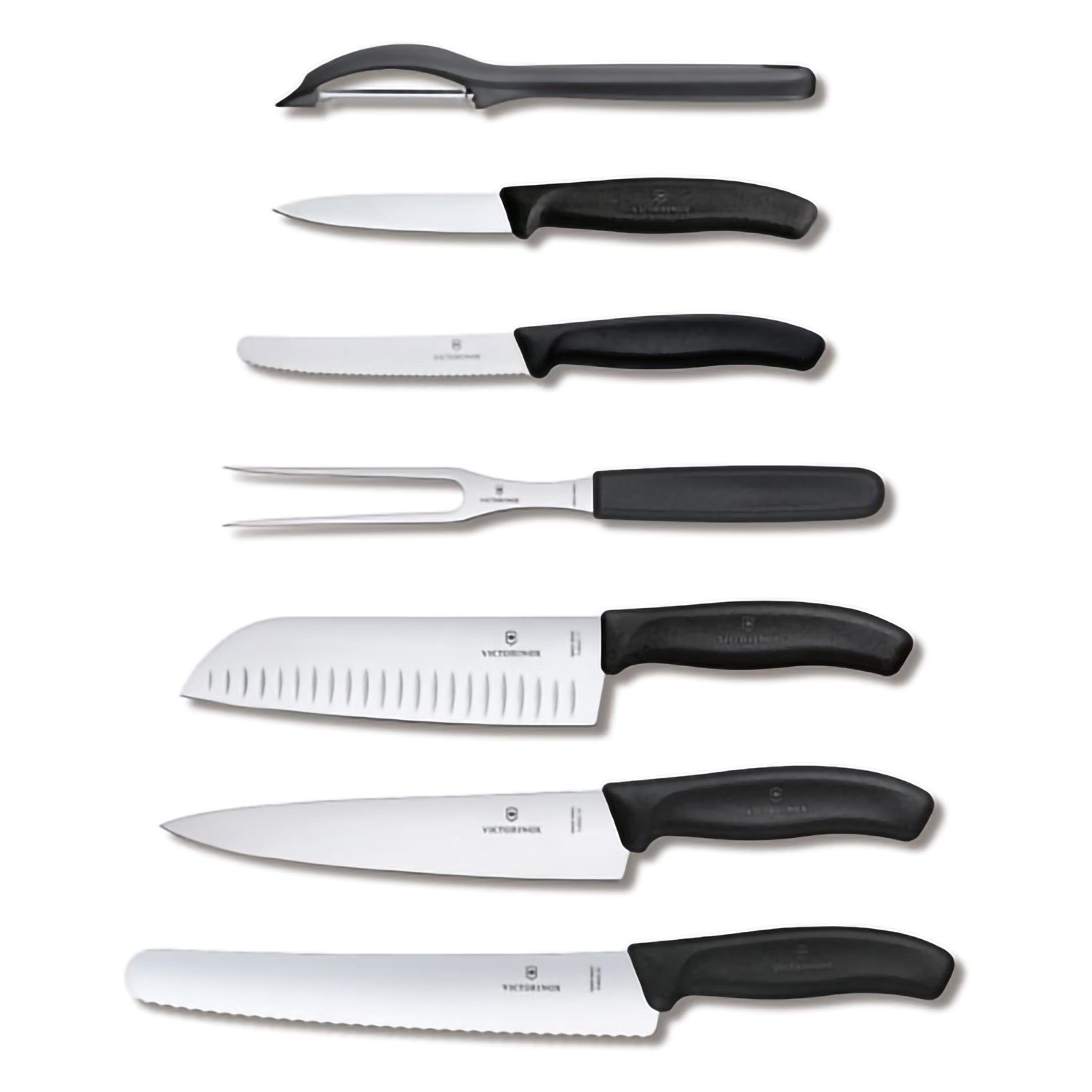 Set 7 pezzi cucina manico nero - Swiss Classic victorinox coltelleria V-6.71 33.7G Kunzi Shop 2