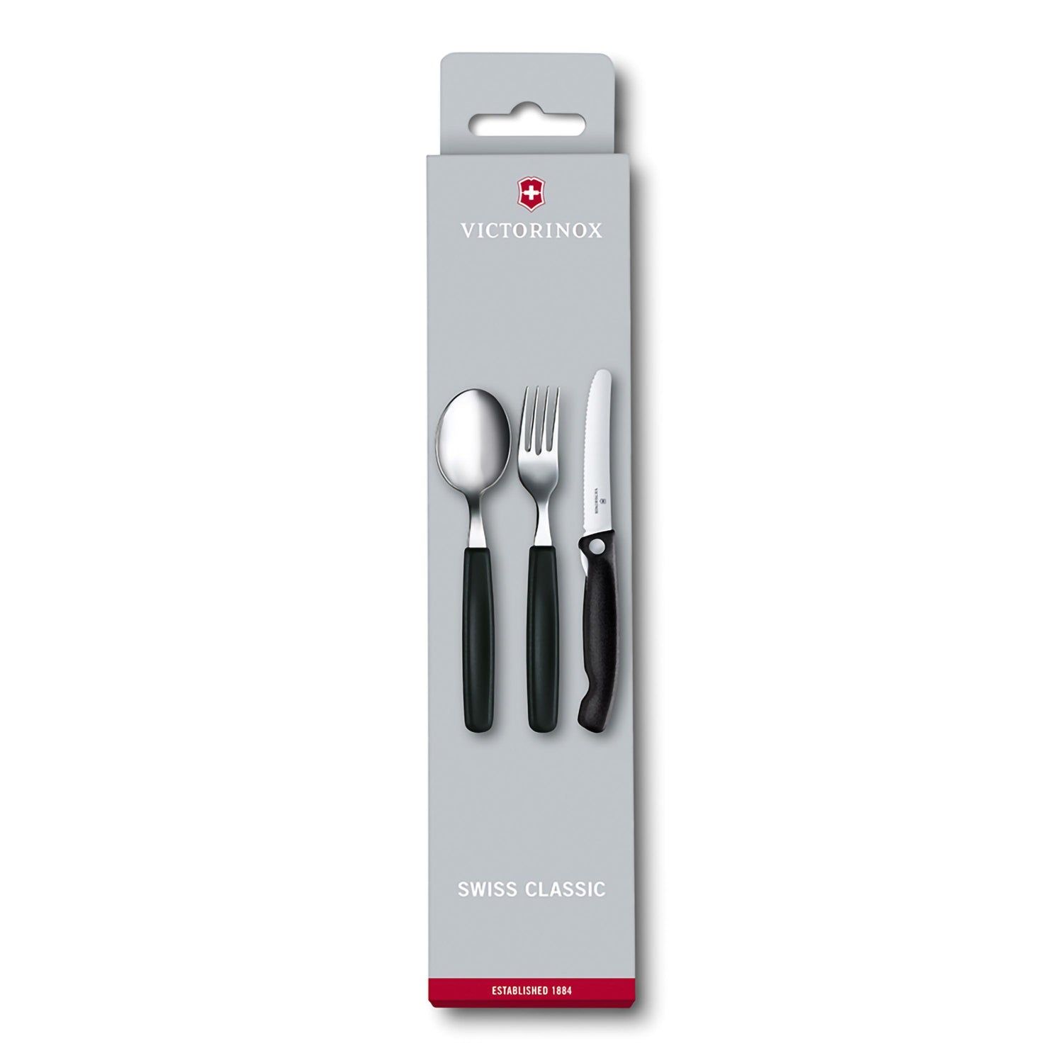 Set Pic Nic manico nero - Swiss Classic victorinox coltelleria V-6.71 92.F3 Kunzi Shop 3