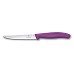 Coltello bistecca ondulato manico viola - Swiss Classic victorinox coltelleria V-6.72 35.C1 Kunzi Shop