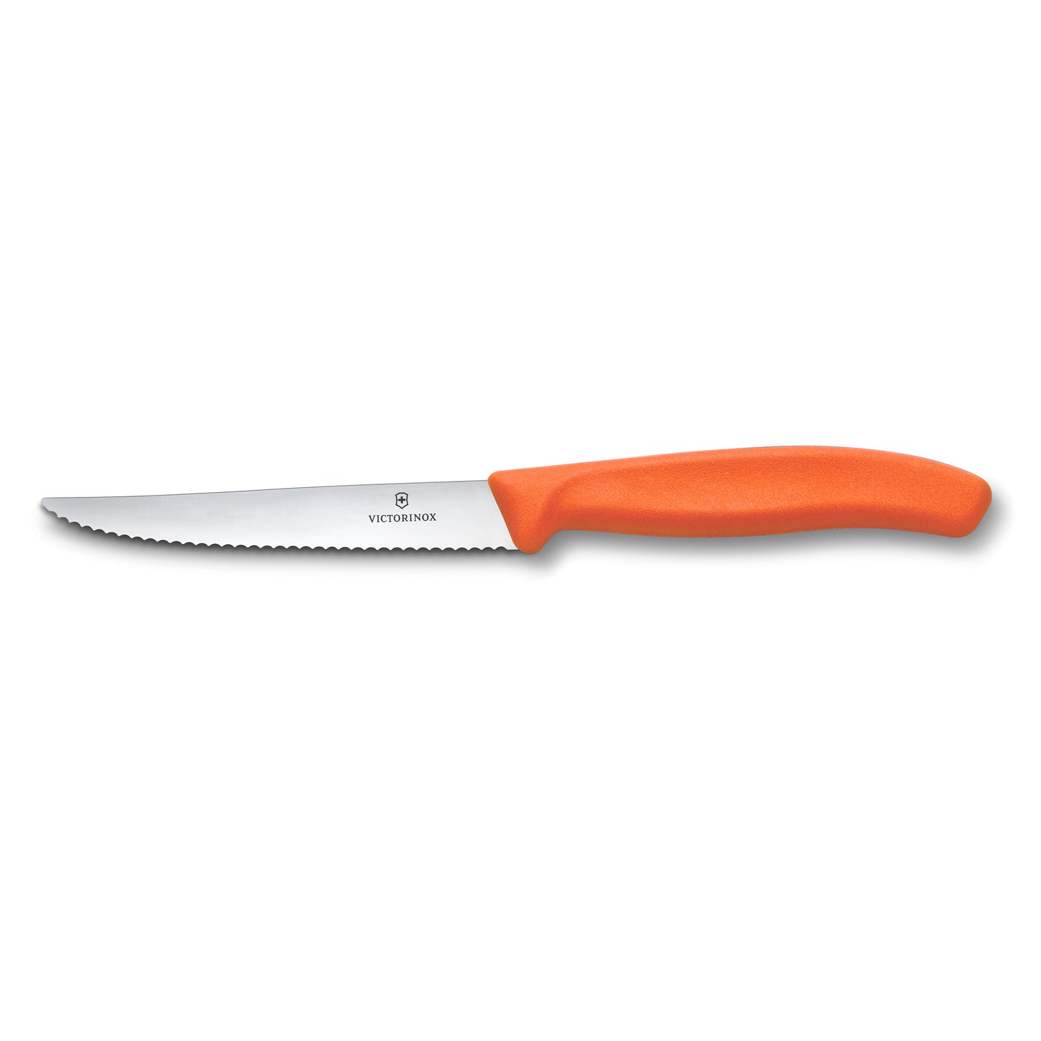 Coltello bistecca ondulato manico arancione - Swiss Classic victorinox coltelleria V-6.72 39.C1 Kunzi Shop