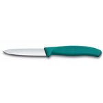Spelucchino manico verde lama liscia - Swiss Classic victorinox coltelleria V-6.76 04.C1 Kunzi Shop