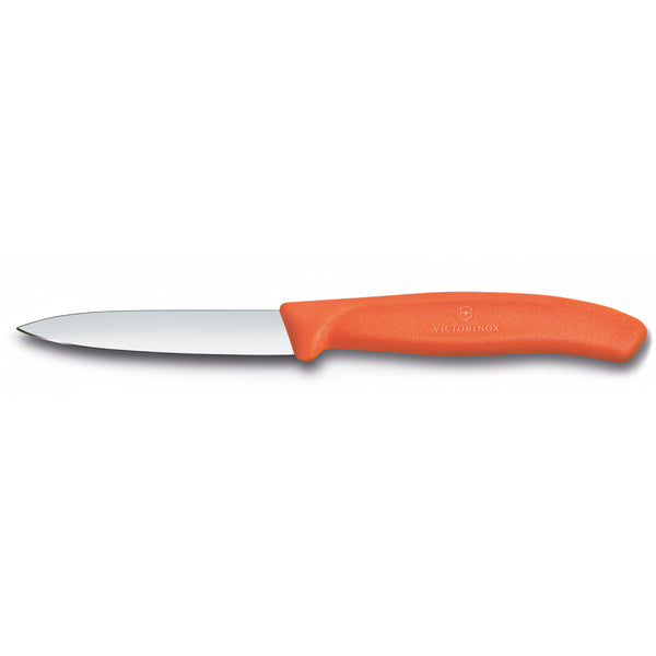 Spelucchino manico arancione lama liscia - Swiss Classic victorinox coltelleria V-6.76 09.C1 Kunzi Shop