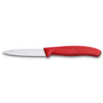 Spelucchino ondulato manico Rosso - Swiss Classic victorinox coltelleria V-6.76 31 Kunzi Shop