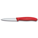 Spelucchino ondulato manico rosso - Swiss Classic victorinox coltelleria V-6.76 31.C1 Kunzi Shop