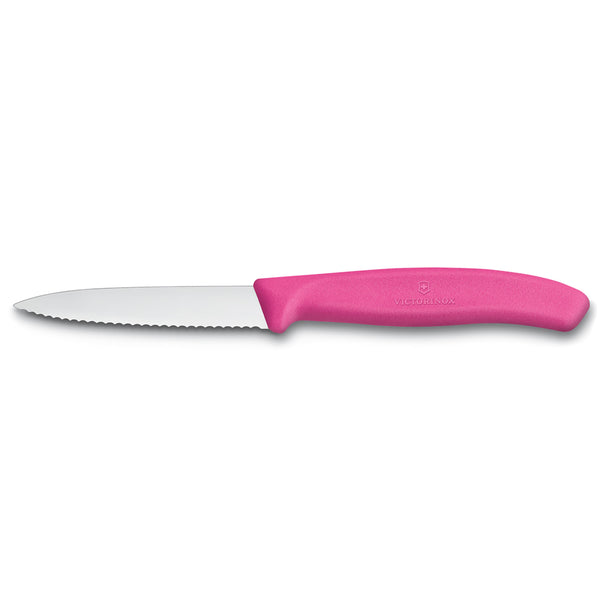 Spelucchino ondulato manico rosa - Swiss Classic victorinox coltelleria V-6.76 36.L115 Kunzi Shop