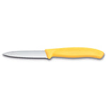 Spelucchino ondulato manico giallo - Swiss Classic victorinox coltelleria V-6.76 38.C1 Kunzi Shop