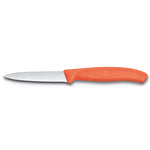 Spelucchino ondulato manico arancione - Swiss Classic victorinox coltelleria V-6.76 39.C1 Kunzi Shop
