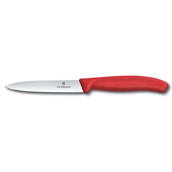 Spelucchino lama liscia manico rosso - Swiss Classic victorinox coltelleria V-6.77 01.C1 Kunzi Shop