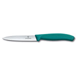 Spelucchino lama liscia manico verde - Swiss Classic victorinox coltelleria V-6.77 04.C1 Kunzi Shop