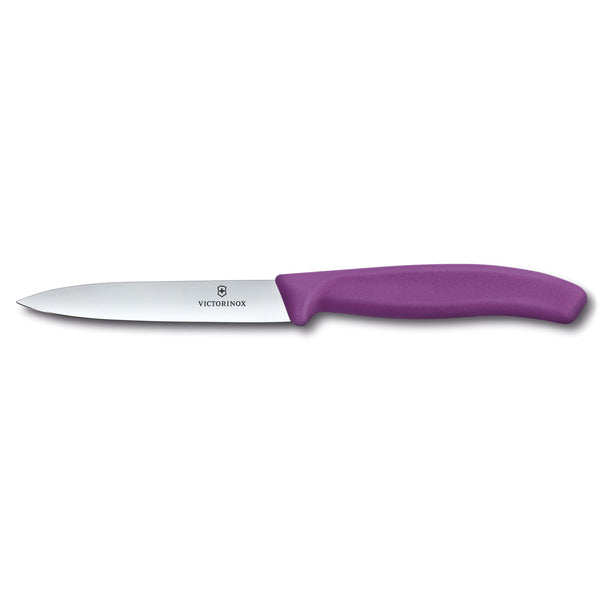 Spelucchino lama liscia manico viola - Swiss Classic victorinox coltelleria V-6.77 05.C1 Kunzi Shop