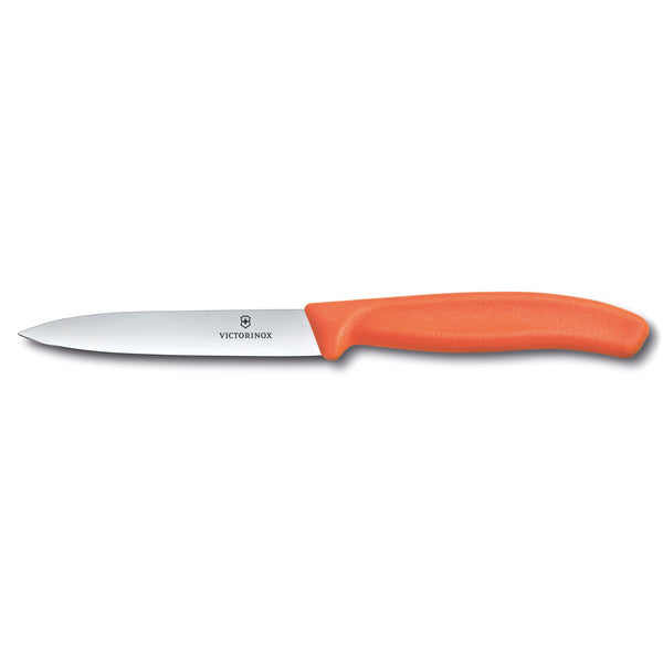 Spelucchino lama liscia manico arancione - Swiss Classic victorinox coltelleria V-6.77 09.C1 Kunzi Shop